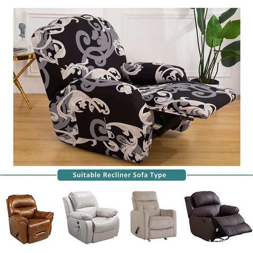 弹力印花145gms芝华士用沙发套 简约弹力芝华士沙发套家用躺椅套 - 图0