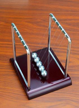 新品 牛顿摆球永动机仪反重力平衡混沌不停碰撞球办公室桌面创意