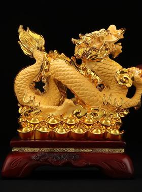 2024龙年十二生肖龙摆件招财吉祥物客厅家居办公室桌装饰工艺礼品