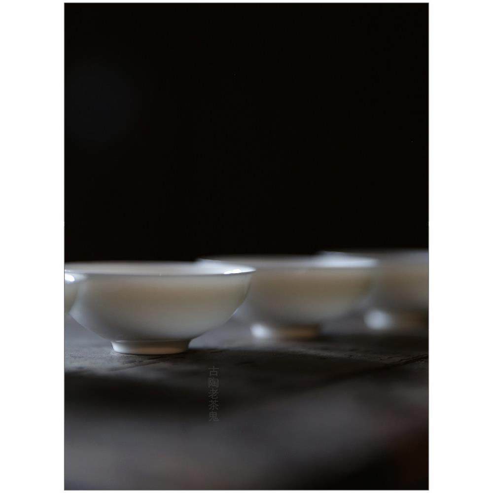 【骨瓷 工夫杯】工夫器 清代老杯覆刻 工夫茶 反口 轻薄胎 若深杯,淘宝优惠券,粉丝福利购,淘宝优惠卷