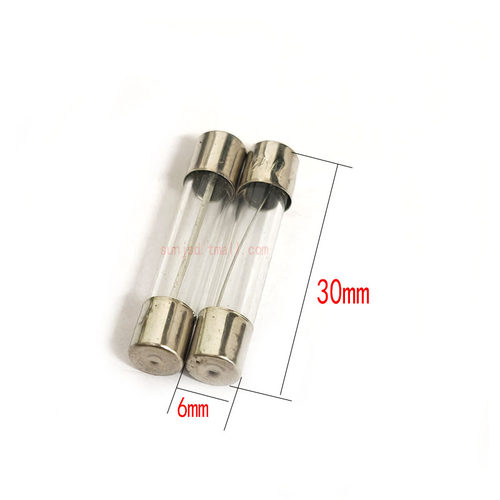0.1A-15A 20A 25A 30A 5X20 6X30MM快断电源板玻璃保险管丝座250V - 图0