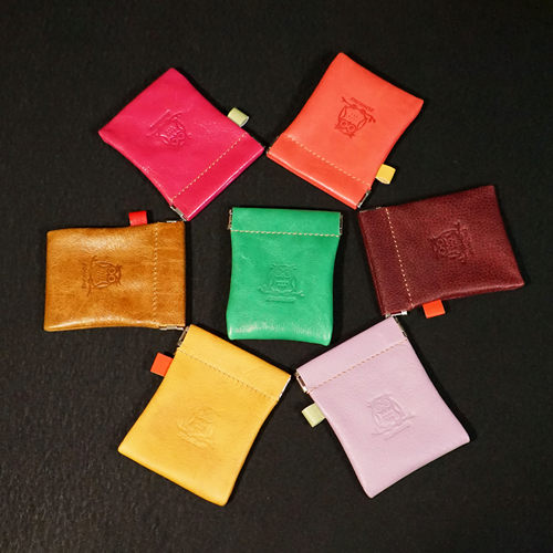 ZONKING真皮包随身收纳包小巧能装钥匙零钱口红耳机文玩弹片包 - 图0