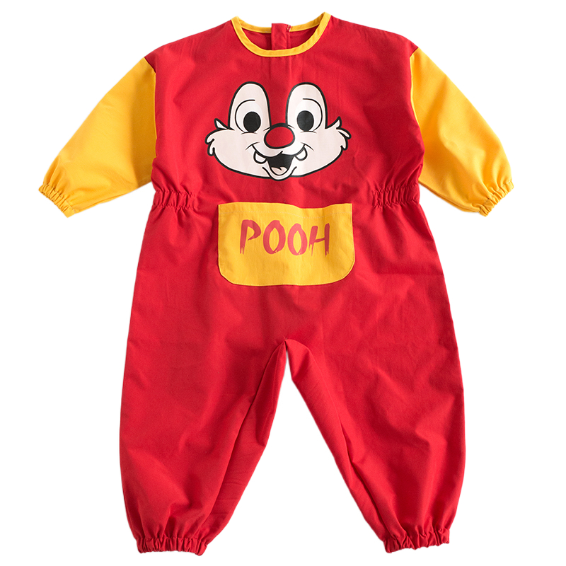 宝宝吃饭罩衣防水连体衣婴儿爬爬服儿童画画全身防脏爬行秋冬外穿 - 图3