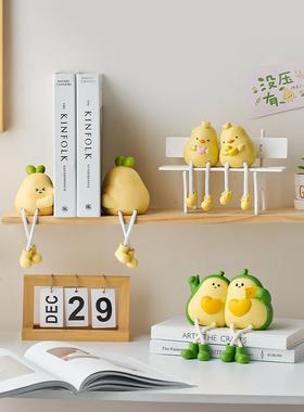 抱抱你不分梨长腿吊脚娃娃摆件卧室家居装饰品客厅电视柜生日礼物