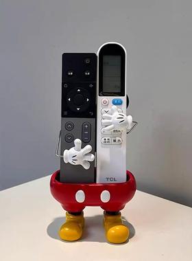 可爱米奇遥控器手机钥匙收纳客厅茶几电视柜卧室床头创意装饰摆件