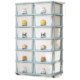 Children's toy storage cabinet drawer baby clothing storage cabinet home living room multi-layer plastic snack storage rack