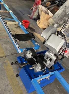 切管机托料架定位架切割机送料架介铝机数显料架子切铝机木工推台