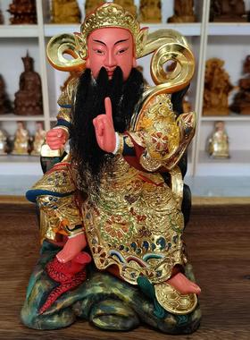 武当山真武大帝香樟木雕神像定制玄天上帝玄武祖师爷真武祖师