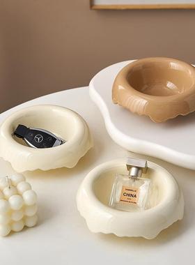 奶油风玄关钥匙收纳装饰品摆件客厅桌面家居乔迁新居入户朋友礼物