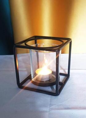 创意铁艺烛台熏香铁艺礼品婚庆餐厅卧室摆件浪漫时光晚餐直销定制