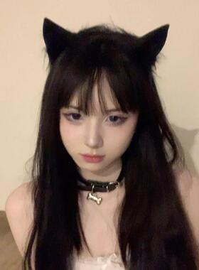 狗骨头y2k亚文化辣妹甜酷脖颈环choker项圈女朋克风项链