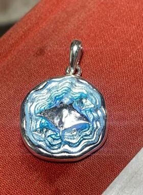 魔鬼鱼硬币造型精致优雅项链