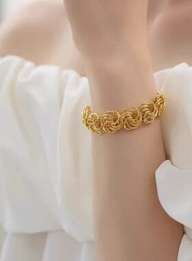 琼花系列花团手链首饰品小众设计轻奢时尚百搭简约个性独特高级感