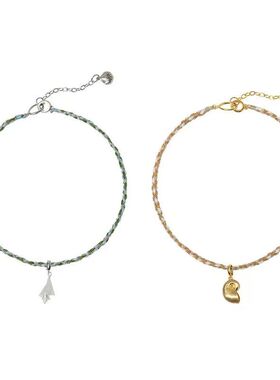 于适同款度假海洋系列贝壳海螺编绳吊坠复古精致气质项链颈链女