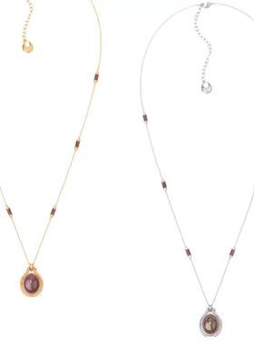 小众创意设计护身符系列马鞍扣双面项链优雅温婉时髦毛衣链女款