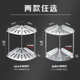 Kitchen corner rack storage corner rack drilled wall balcony tripod wall hang bathroom 304 multi-layer stainless steel