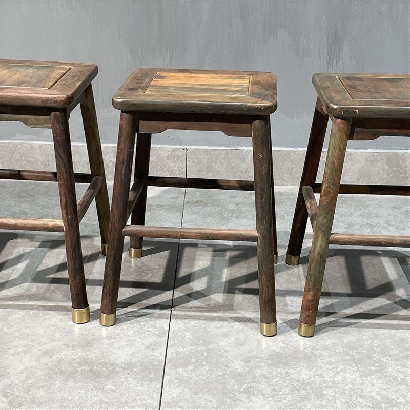 老挝大红酸枝餐凳实木矮凳成人换鞋凳红木四方凳交趾黄檀凳子,淘宝优惠券,粉丝福利购,淘宝优惠卷