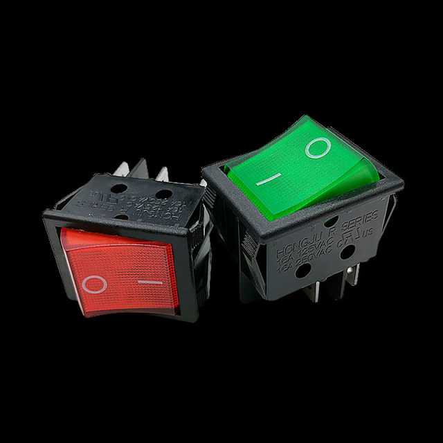 Genuine Hongju ship type switch R210 power switch KCD1/KCD3/KCD4 2-leg/3-leg/4-leg