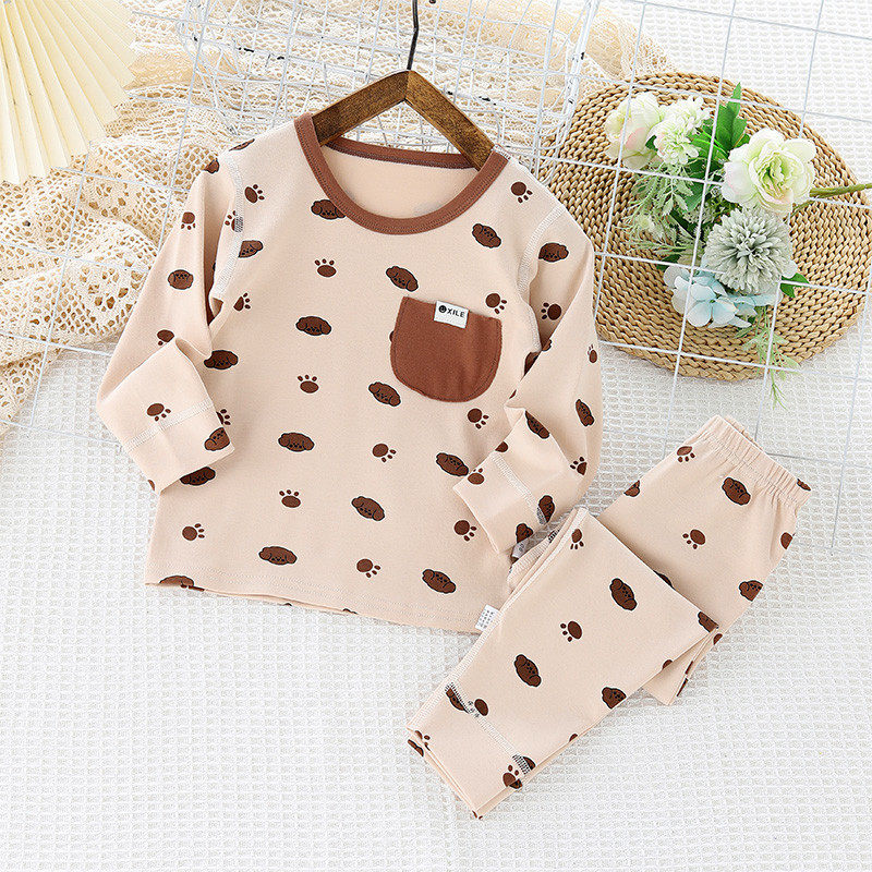 儿童秋衣秋裤套装纯棉无骨男女小童棉毛衫家居服全棉宝宝保暖内衣,淘宝优惠券,粉丝福利购,淘宝优惠卷