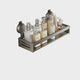 Bathroom suction cup storage rack without punching wall-mounted hook with rod restroom kitchen balcony toilet storage rack