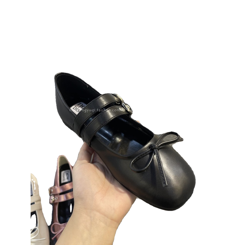 女鞋2024早春公主结扣浅口平底珍单鞋,淘宝优惠券,粉丝福利购,淘宝优惠卷