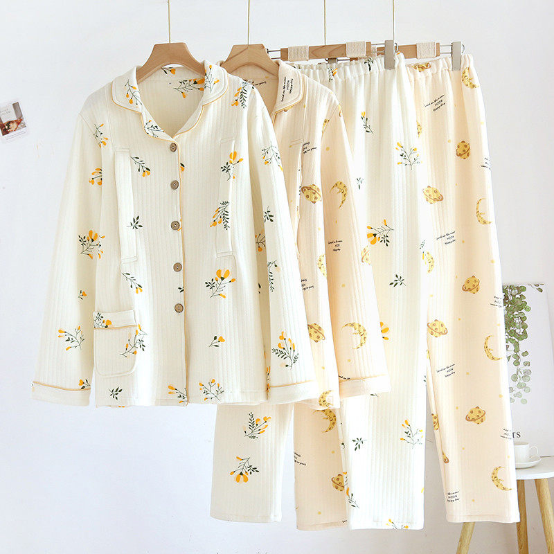 空气棉月子服秋冬季纯棉产后喂奶哺乳孕妇睡衣大码无领产妇居服,淘宝优惠券,粉丝福利购,淘宝优惠卷