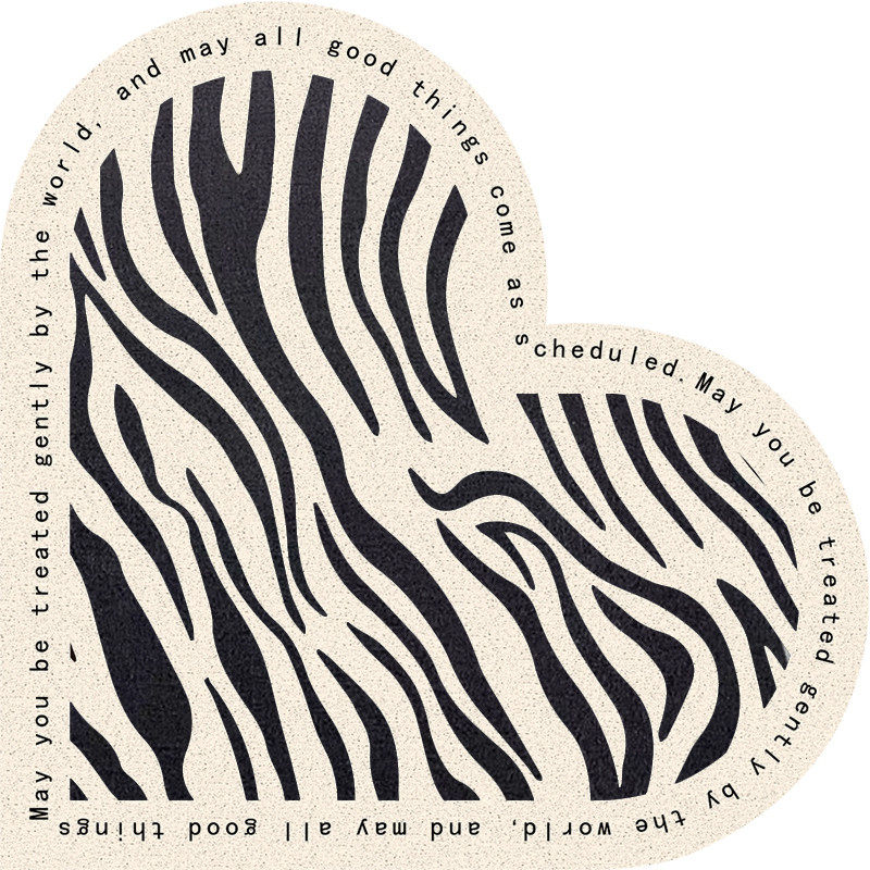 爱心入户门地垫丝圈玄关高级感换鞋进门门口地毯心形防滑门垫,淘宝优惠券,粉丝福利购,淘宝优惠卷