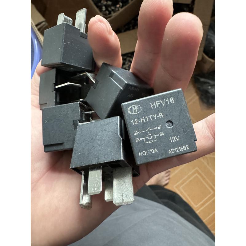 原厂 合力叉车继电器12V/70A叉车控制盒预热/启动12V继电器 4插 - 图1