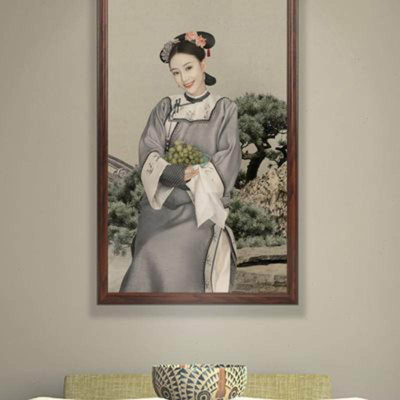 中式  实木超大尺寸组相片墙 客餐厅配沙发像框 中国风相框,淘宝优惠券,粉丝福利购,淘宝优惠卷