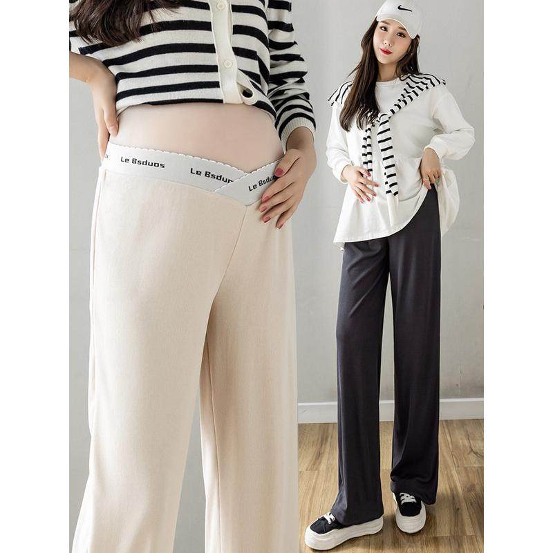 孕妇阔腿裤低腰垂感春秋款外穿孕妇裤春装孕妇小个子孕妇装,淘宝优惠券,粉丝福利购,淘宝优惠卷