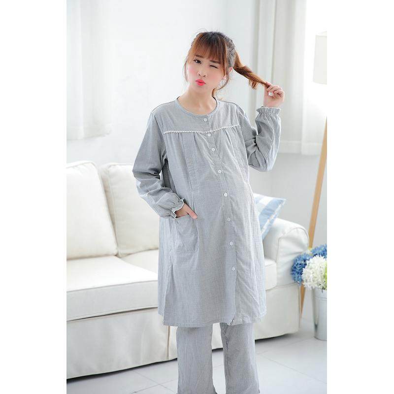 纯棉纱布月子服春夏季产后产妇喂奶薄款加肥加大码200斤哺乳睡衣,淘宝优惠券,粉丝福利购,淘宝优惠卷