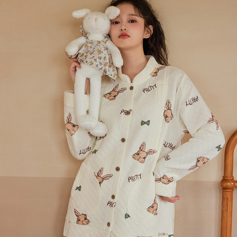 珈莹艾空气棉月子服秋冬纯棉产后哺乳家居服春秋孕产妇睡衣套装,淘宝优惠券,粉丝福利购,淘宝优惠卷