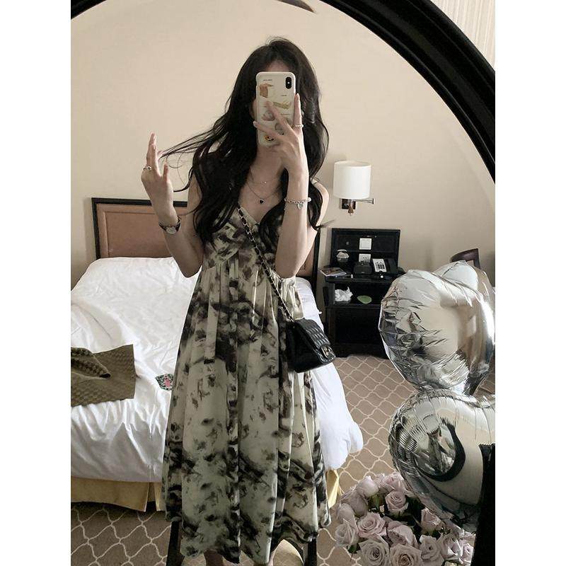 大码慵懒森系国风显瘦喇叭袖开衫碎花裙两件套装女,淘宝优惠券,粉丝福利购,淘宝优惠卷