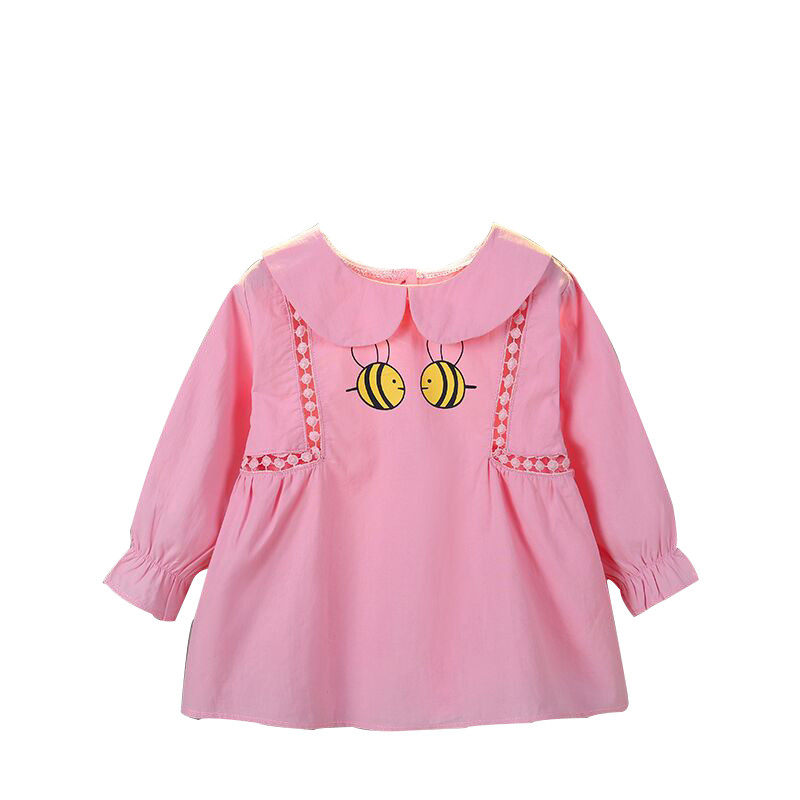 长袖衬衣春秋新款宝宝纯棉镂空娃娃衫小女孩韩版洋气,淘宝优惠券,粉丝福利购,淘宝优惠卷