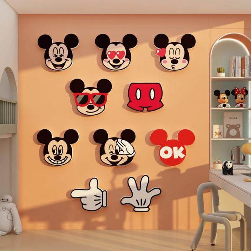 公主画物件门贴纸卧室儿童房间布置草莓熊装饰用品改造少女小墙面,淘宝优惠券,粉丝福利购,淘宝优惠卷