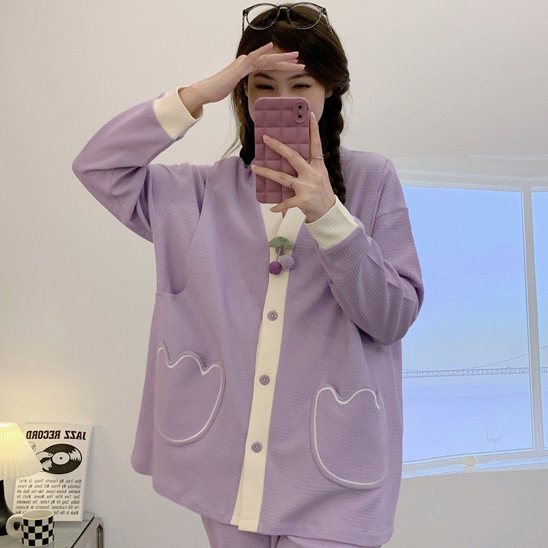 秋季新款产妇浦乳期月子服10月份十吸汗产房孕妇待产睡衣孕期专用,淘宝优惠券,粉丝福利购,淘宝优惠卷