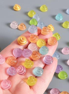 透彩色夜光便便混装树脂行李箱潮玩车载桌面小摆件仿真粑粑装饰品