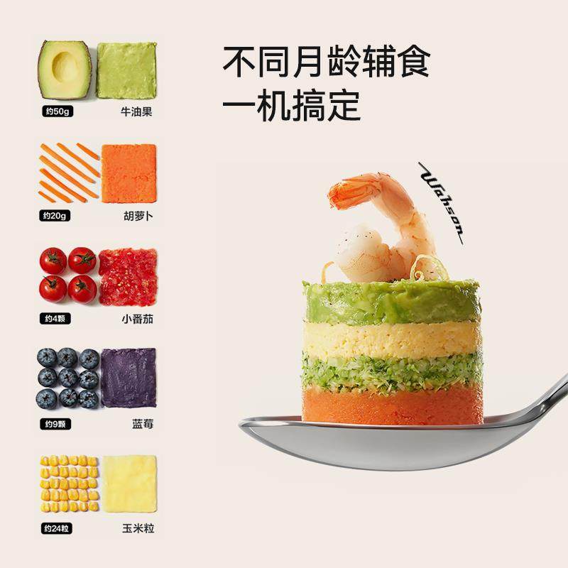 华生副食品机婴儿料理机多功能搅拌器宝宝专用款小型米糊打泥研磨,淘宝优惠券,粉丝福利购,淘宝优惠卷