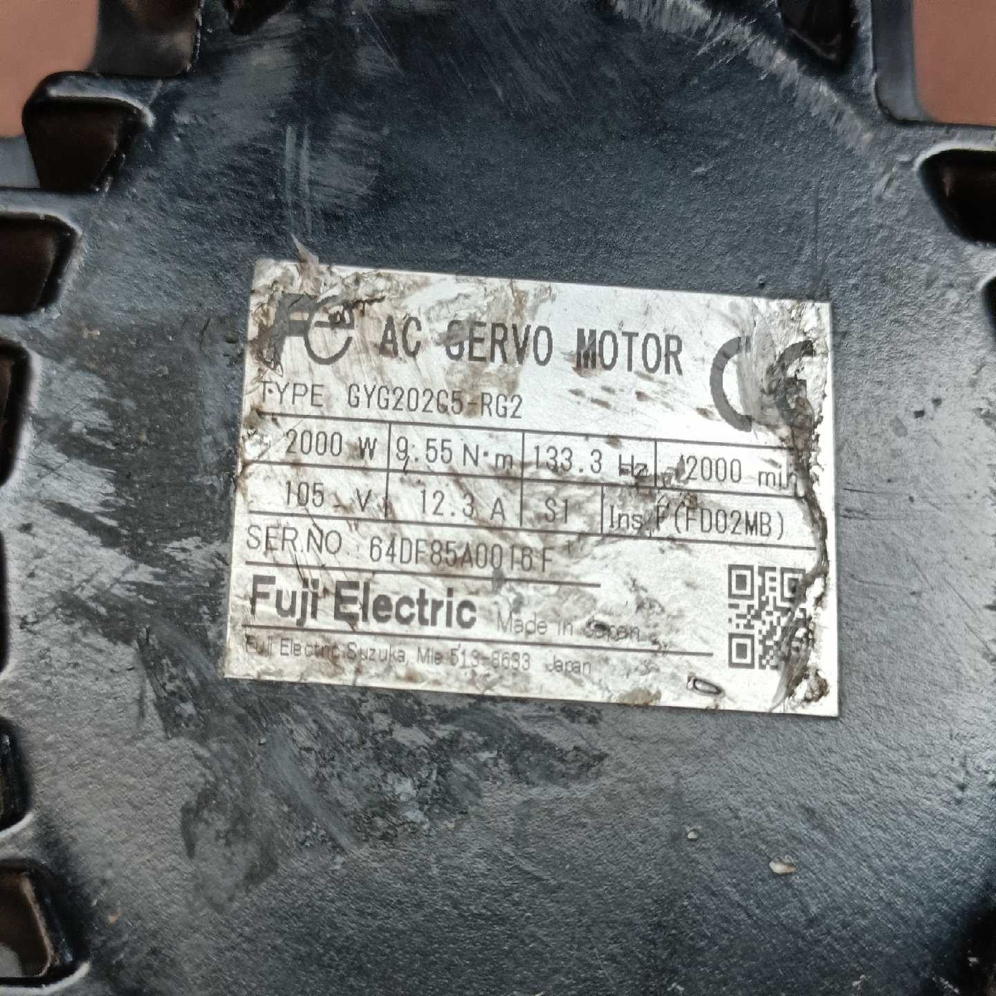 【星慕电子】富士伺服电机GYG202C5-RG2 2000W - 图0