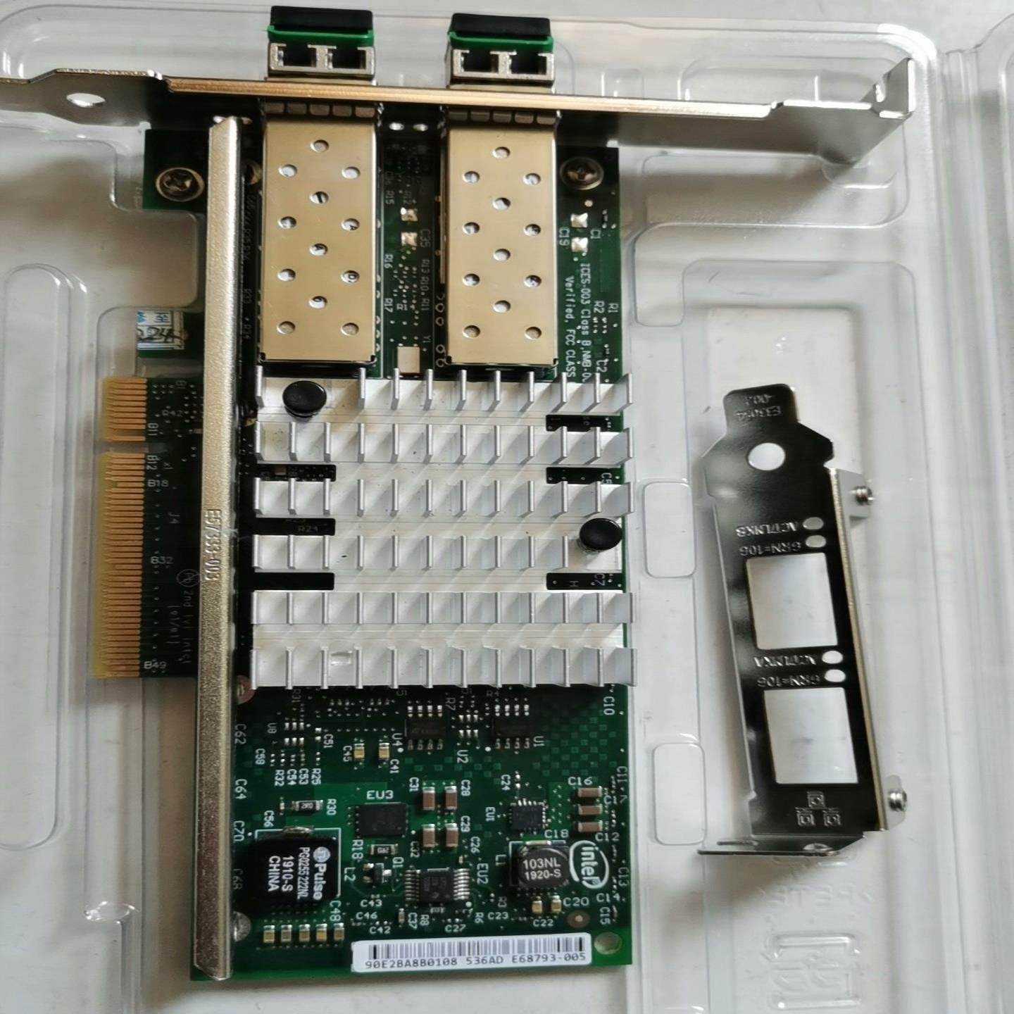 英特尔 82599万兆网卡 带10G光纤头，PCIeX8 1一议价商品 - 图1
