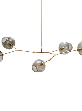 北欧后现代简约魔豆树枝创意个性分子吊灯客厅餐厅卧室设计师吊灯