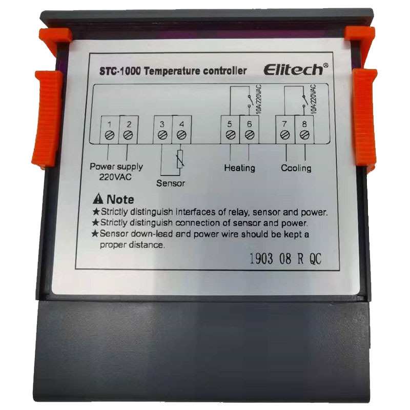 精创STC-1000海鲜机温控器 恒温柜专用控制器 制冷制热转换控制仪 - 图2
