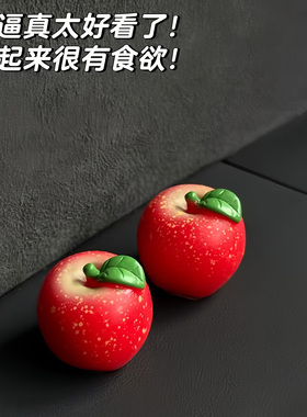 平安苹果仿真汽车车载可爱摆件