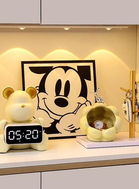 玄关抽屉式收纳盒奶油风入户门钥匙收纳摆件鞋柜装饰品乔迁送礼物