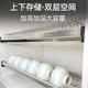 Manufacturer custom double-layer dish rack stainless steel dish rack cross-border special cabinet drill-free storage storage rack