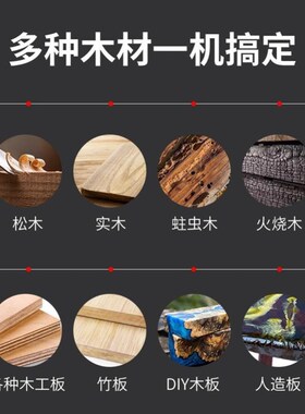 木工刨电刨子电锯一体机家用小型刨木机手提电动手推刨多功能压刨