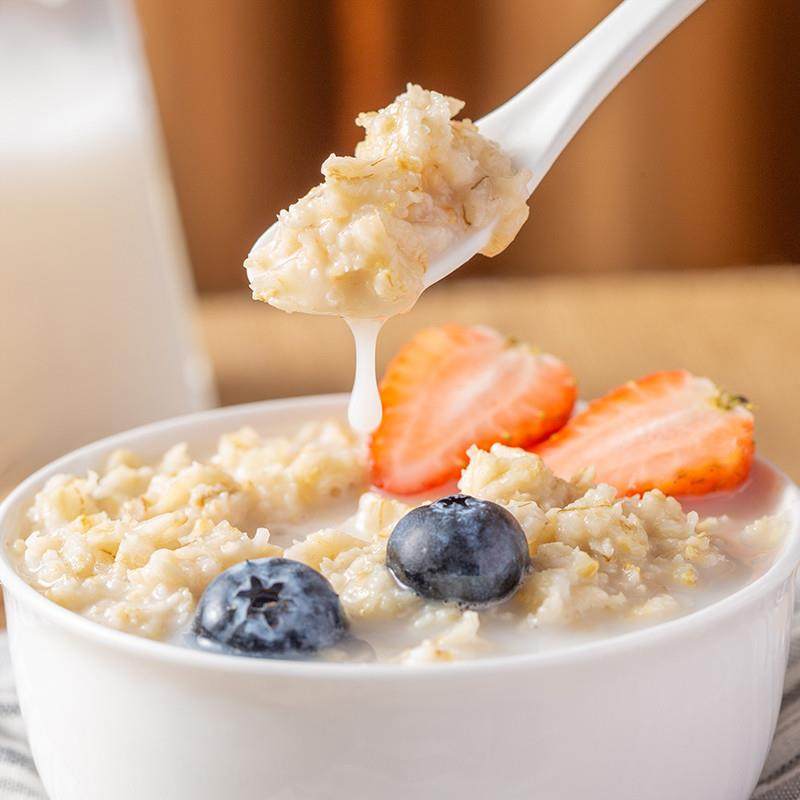 正宗燕麦片5斤2罐即食无糖精营养早餐麦片未脱脂纯麦片冲饮健身代,淘宝优惠券,粉丝福利购,淘宝优惠卷