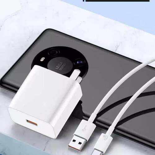 超级快充240适用华为P30Pro/P30充电线充电器华为p30pro/p30手机数据线闪充插头Type-C充电器10A套装 - 图0