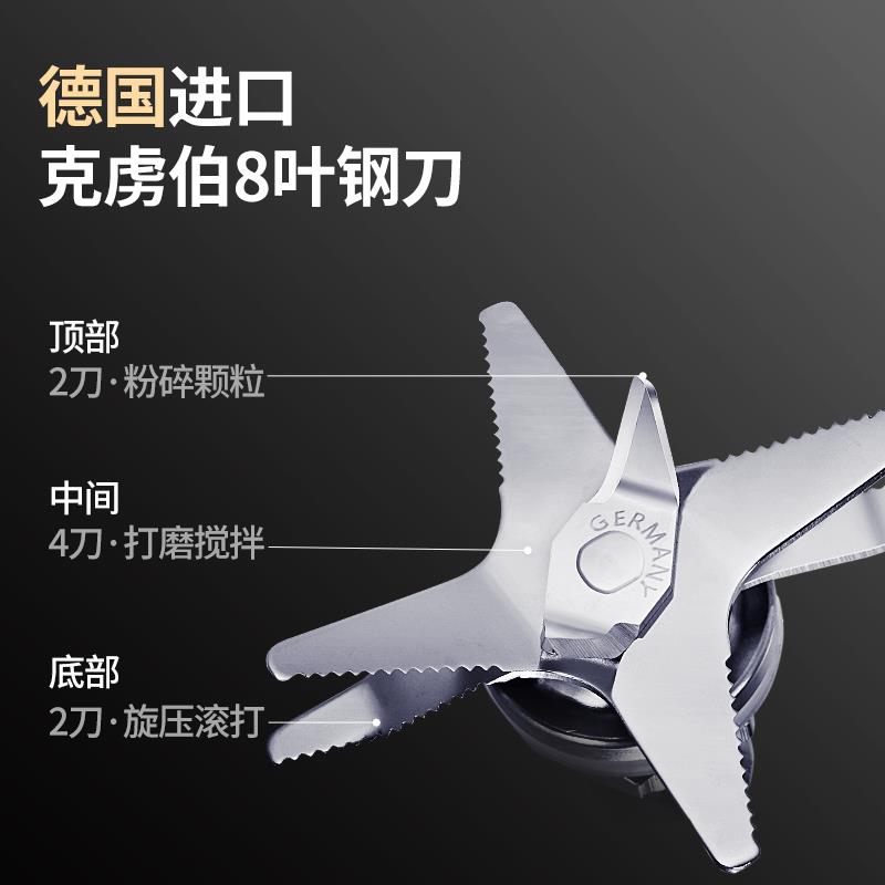 贝尔斯顿G17K德国全自动婴儿辅食料理机多功能加热预约破壁机家用 - 图1