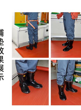 高压绝缘垫10kv配电房电力室专用地面防滑地毯胶垫厚3/8/5mm橡胶
